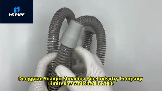 Tubo CPAP trasparente per una facile ispezione durante il sonno